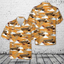 2004 Blue Bird International 3800 School Bus Hawaiian Shirt