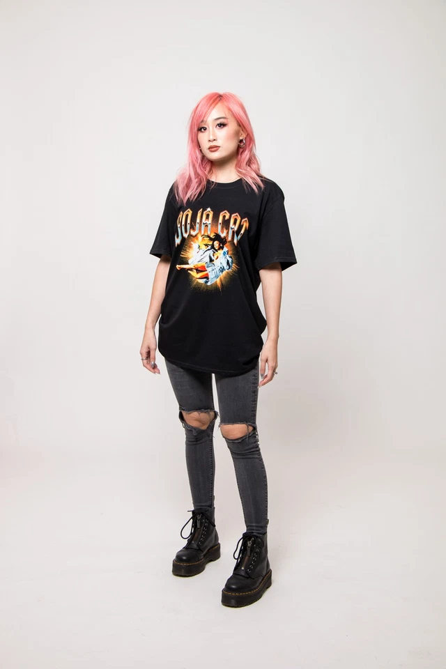 Doja Cat T Shirt Planet Her Space Logo Nue offiziell Unisex Schwarz Size XL - Bild 2 von 3