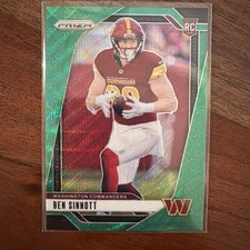 2024 Panini Prizm - Rookies Ben Sinnott #307 Green Wave Prizm (RC)