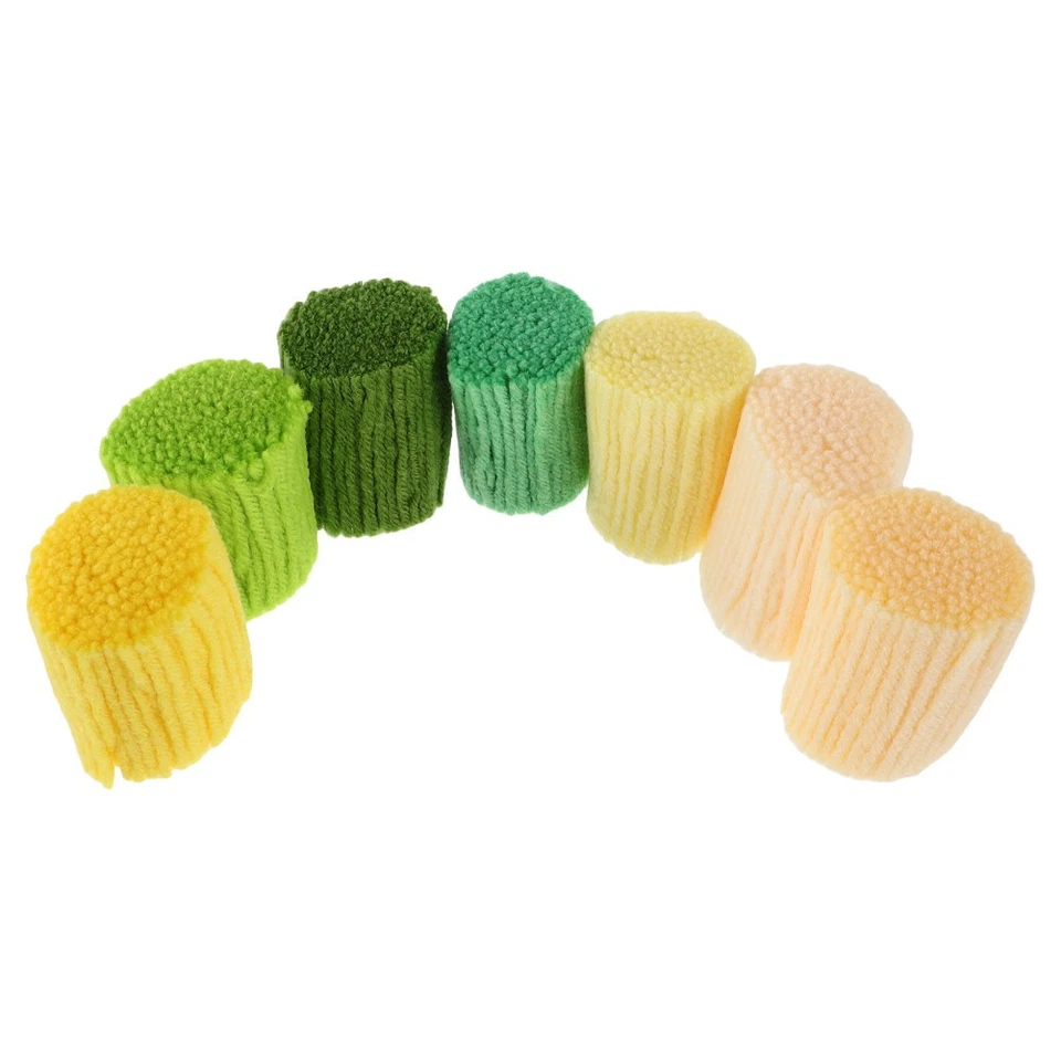 7-teiliges buntes Häkelgarn: Für Heimwerker-Handwerk, Wandteppiche, - Bild 2 von 4