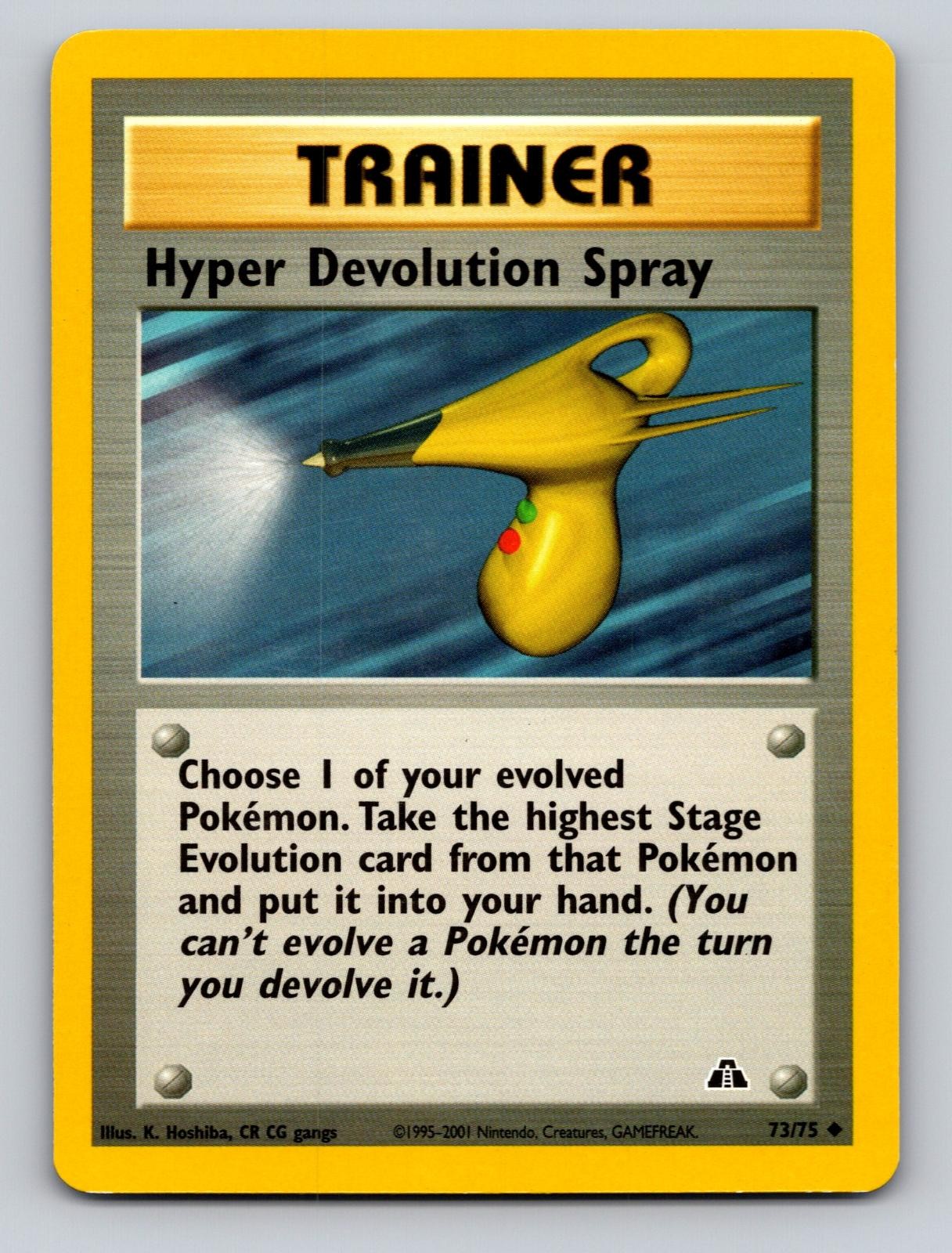 Hyper Devolution Spray 73/75 Uncommon Neo Discovery Pokemon Unlimited NM