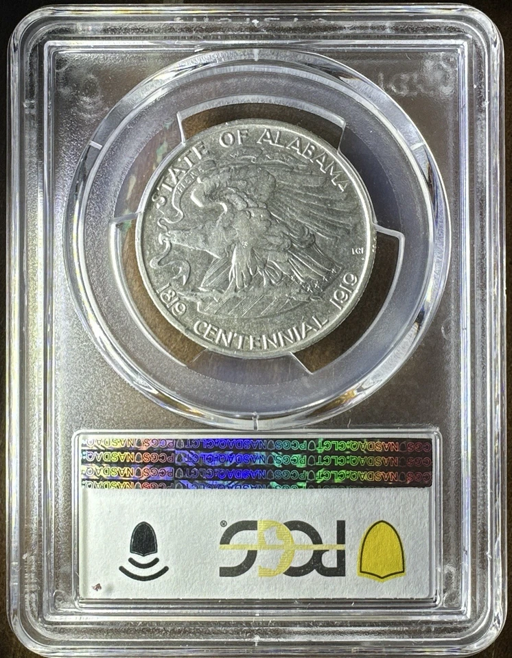 1921 Alabama Commemorative Half Dollar PCGS XF40 Original Patina Silver US Coin - Image 3 of 4
