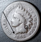1864L INDIAN HEAD CENT