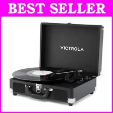 Bluetooth Vinyl Record Player - Stereo Speakers