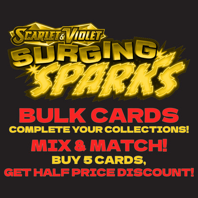 Pokémon - SURGING SPARKS - Einzelkarten - Common/Uncommon/Rare/Reverse Holo
