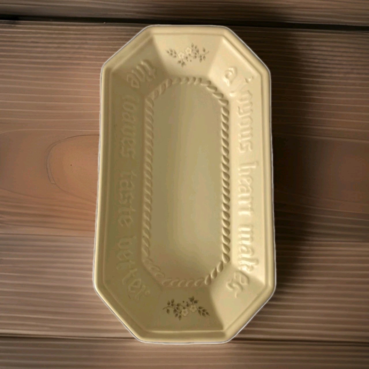 Pfaltzgraff Heirloom #528 Bread Platter Vintage Stoneware Serving Tray, App Tray