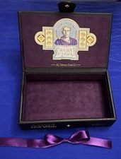 JC Newman Cigar Co. ~ Diamond Crown ~ Julius Caeser ~ Faux Leather Box Only 