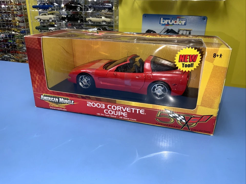 American Muscle ERTL 2003 cupé Corvette # 36833 Foto 3 de 4