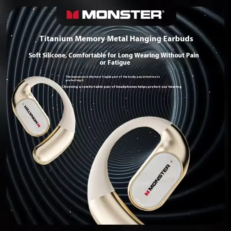 MONSTER Bluetooth Earphones Noise-Canceling Wireless Bio-Fiber alternate view 4