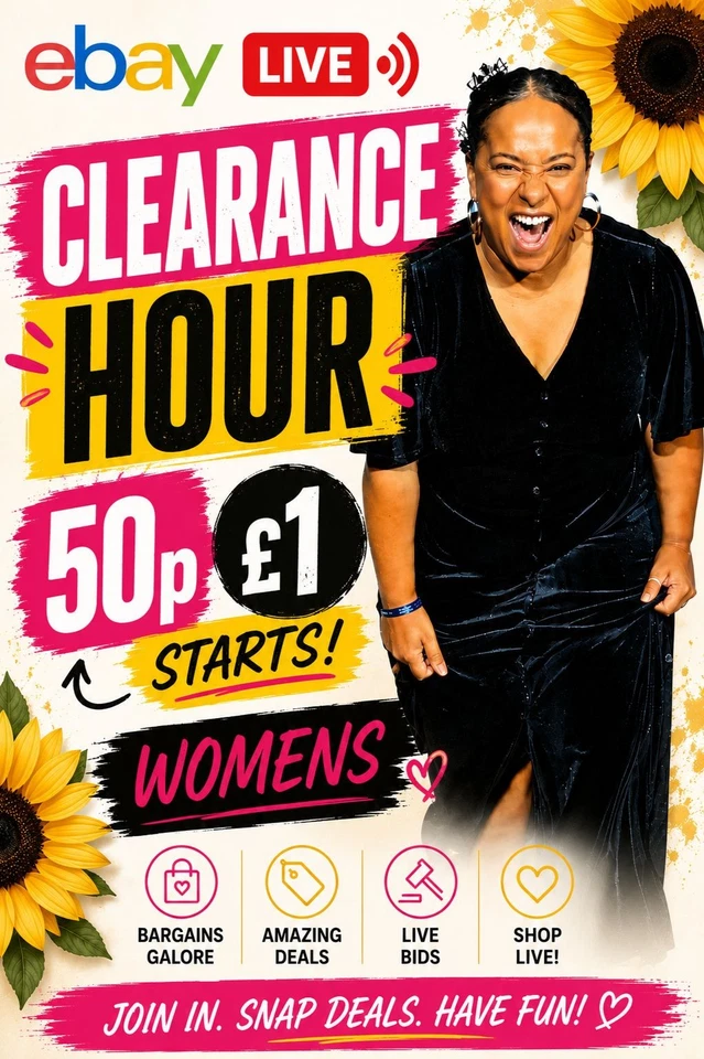 ❌ CLEARANCE HOUR 50p £1 STARTS PRELOVED WOMENS CLOTHES ❌ SUDDEN DEATH 💀6PM