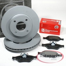 Zimmermann Bremsscheiben Ø 262 mm +  Bremsbeläge vorne für Ford Fiesta VII