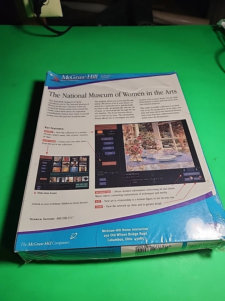 Mcgraw Hill Women In The Arts Collection CD ROM NOS Sealed BIG BOX Windows Mac - Image 2 of 4