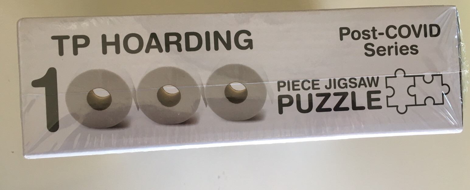 Funwares TP Hoarding Toilet Paper Puzzle 1000 Piece Jigsaw Puzzle NEW - Sealed