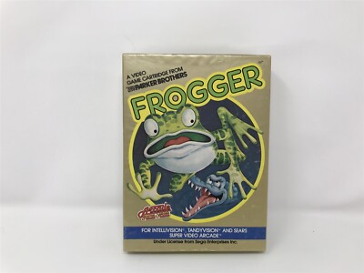 Jeu Frogger Pour Console Mattel Intellivision - Bon état, Boîtier Et Instructions Inclus