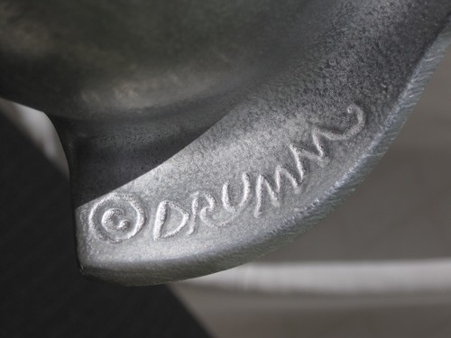 Original VTG Don Drumm Cast Aluminum Dove Bird Metal Bowl Serve Ware Bakeware - Picture 5 of 10