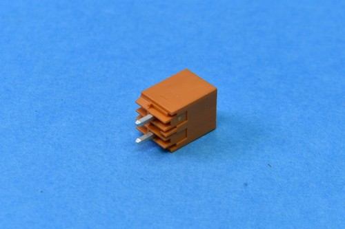 100 Weidmüller SL 3.50/02/180G 3.2SN OR BX PCB Plug-In Connector Male Header THT - Picture 2 of 4