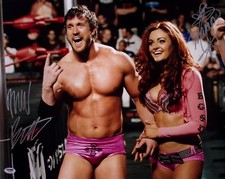 Mike Bennett & Maria Kanellis Signed 16x20 Photo PSA/DNA COA ROH AEW NJPW Auto'd