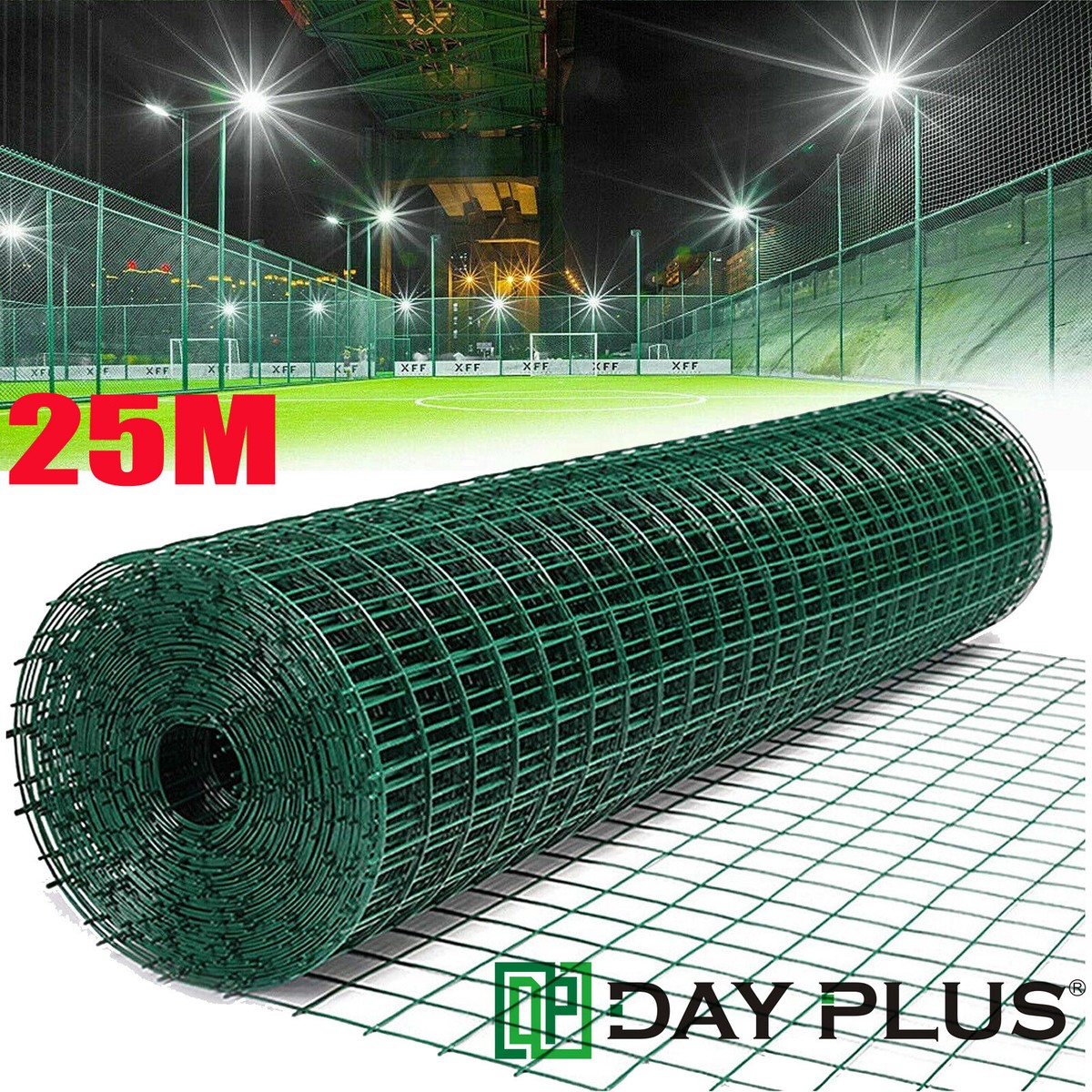 Plastic Coated Wire Mesh 3ft Green PVC Coated Weld Wire Mesh Fencing