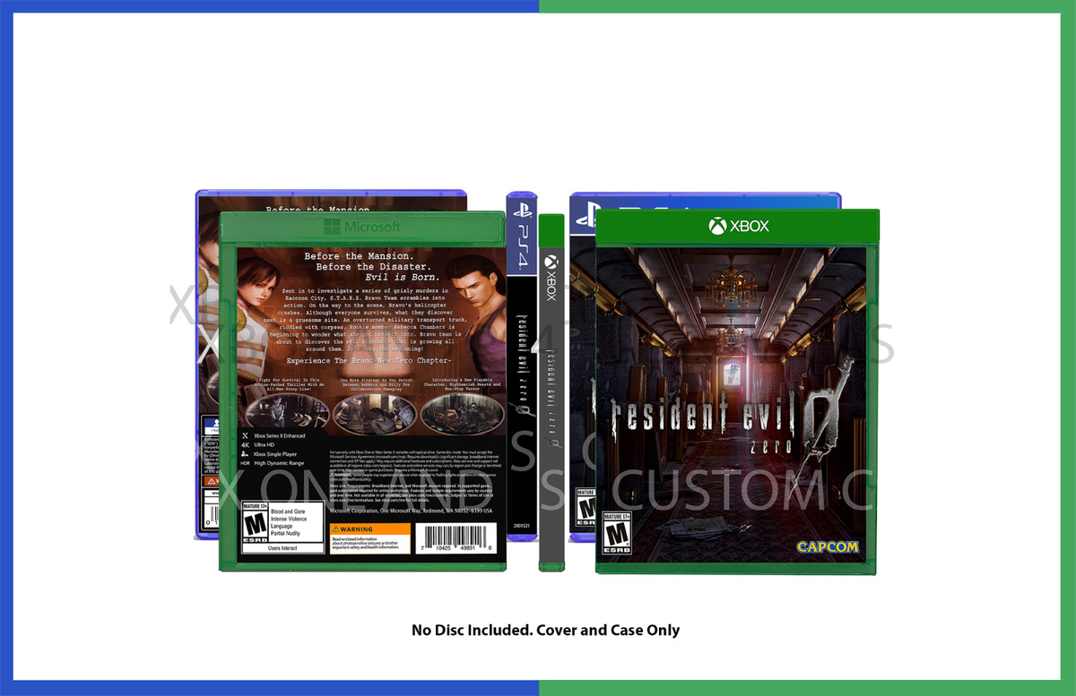 CUSTM REPLACEMENT CASE NO DISC Resident Evil 4 Remake XBOX X SEE  DESCRIPTION