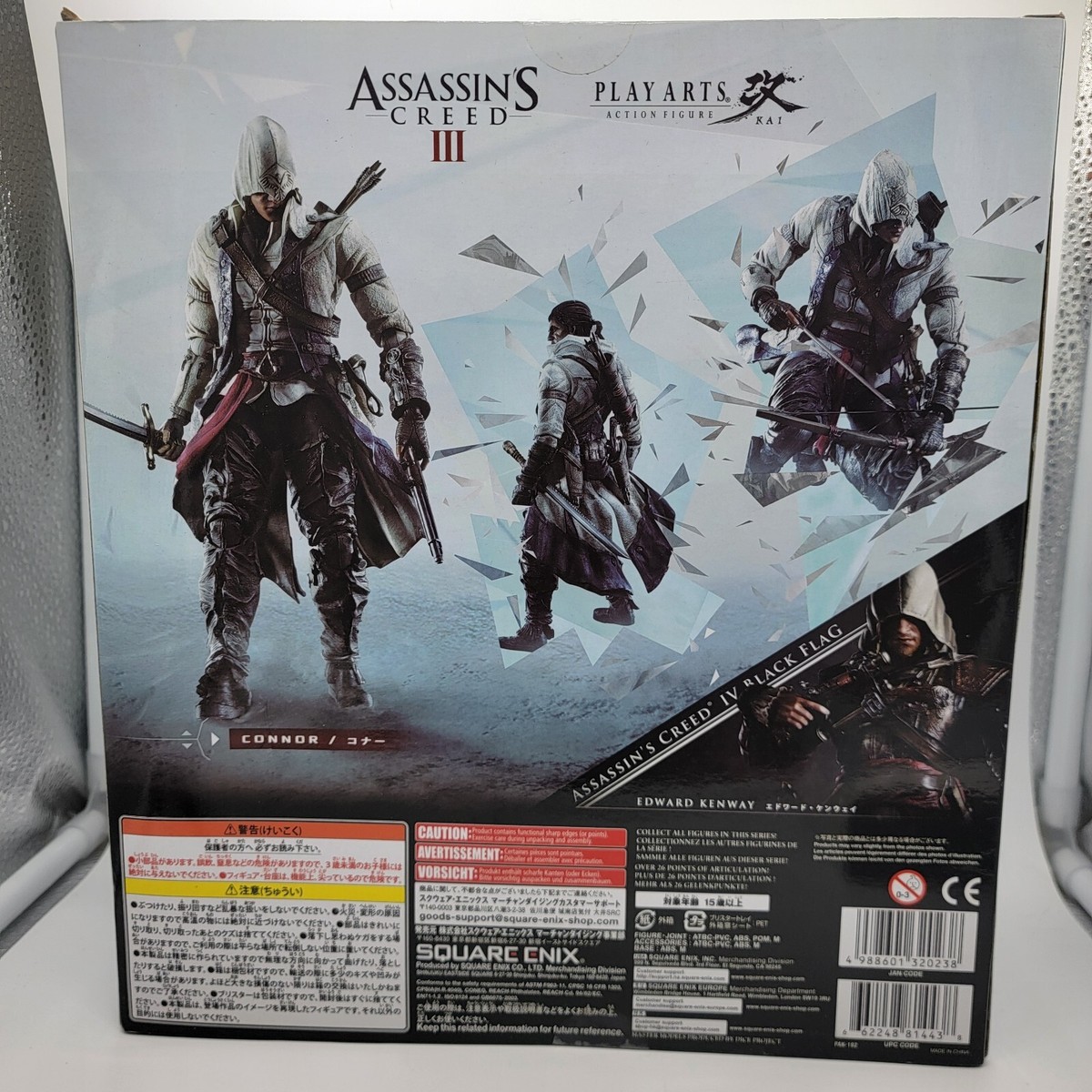 Play Arts Kai Assassin's Creed III Connor Action Figure - Brand