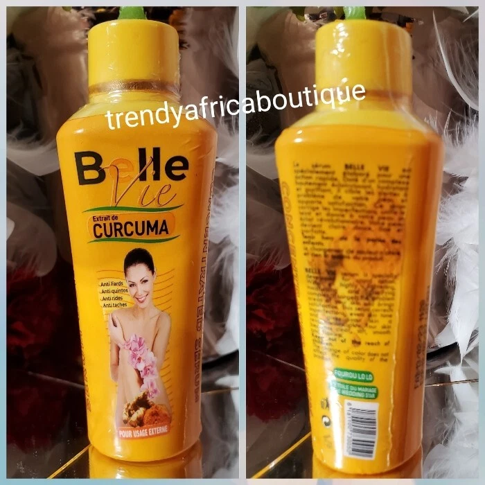 4pcs Belle Vie Rich Turmeric Body Lotion, Shower Gel, Serum & Cream. Anti Tache  - Image 2 of 3