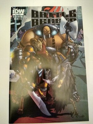 IDW Battle Beasts issue 2 Cover A 2012