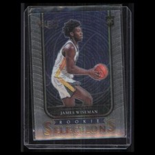 James Wiseman Rookie #4 2020 Panini Select Rookie Selections Basketball Card NBA