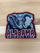 University of Alabama Crimson Tide Football Embroidered Iron On Patch 3.5"x2.5"