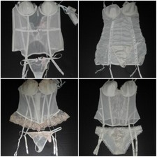  Victoria's Secret I DO Bridal YOU PICK Garter Slip 2 piece Set NWT