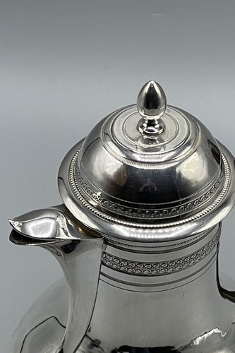 Antique Solid Silver Coffee Pot Jug France 1809-1819 Hallmarked Serveware 830g - Picture 8 of 12