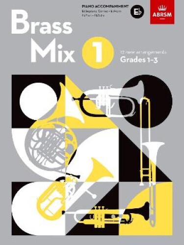 Thumbnail - Brass Mix, Book 1, Piano Accompaniment E Flat: 12 Arrangements For