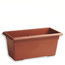 Fioriera Mediterraneo Plastica Terracotta Resistente Giardino Esterno Interno