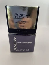 New Avon Anew Platinum Day And Night Cream.Lifting, Anti-Aging Effective 2 Cream