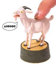 Screaming Goat Figurine