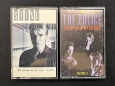 STING The Dream Of The Blue Turtles / POLICE The Singles Cassette Tapes