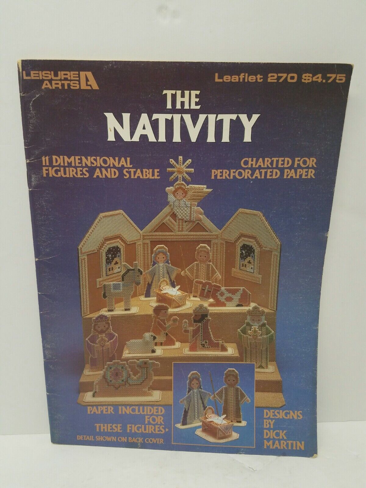 THE NATIVITY - 2 dimentional DIY set - Leisure Arts Leaflet 270
