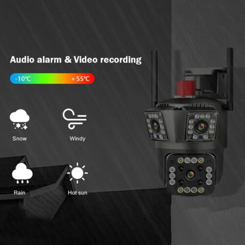 4K Camera PTZ WiFi IP Auto Tracking Survalance CCTV Camera 8X Zoom Cam Outdoor - Picture 12 of 25