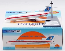 INFLIGHT 1:200 BAS Hawker Siddeley HS-121 Trident Diecast Aircraft Model G-AVYD