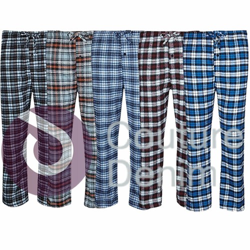 Mens Cotton Soft Warm Flannel Pyjama 