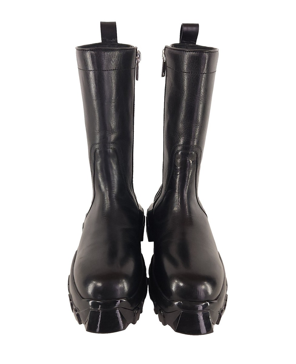 Rick Owens Creeper Bozo Tractor Boots Black New Defect Size Rick Owens Creeper Bozo Tractor Boots Black New Defect Size