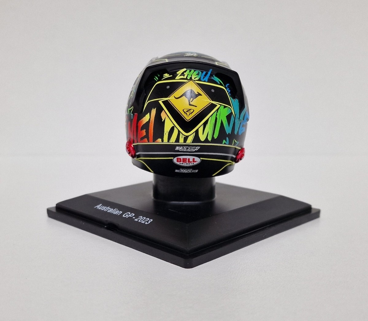 Le casque de Guanyu Zhou pour le Grand Prix d'Australie