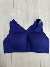 Lululemon Elite Front Zip Sports Bra Sz 36C - Blue