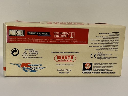 Murphy Kelly 2004 Bathurst winner Kmart Spiderman Holden VZ Commodore 1/64 model - Picture 4 of 5