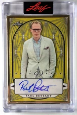 Paul Bettany 2023 Pop Century Decadence Autograph Card! Gold True 1/1 Auto!!