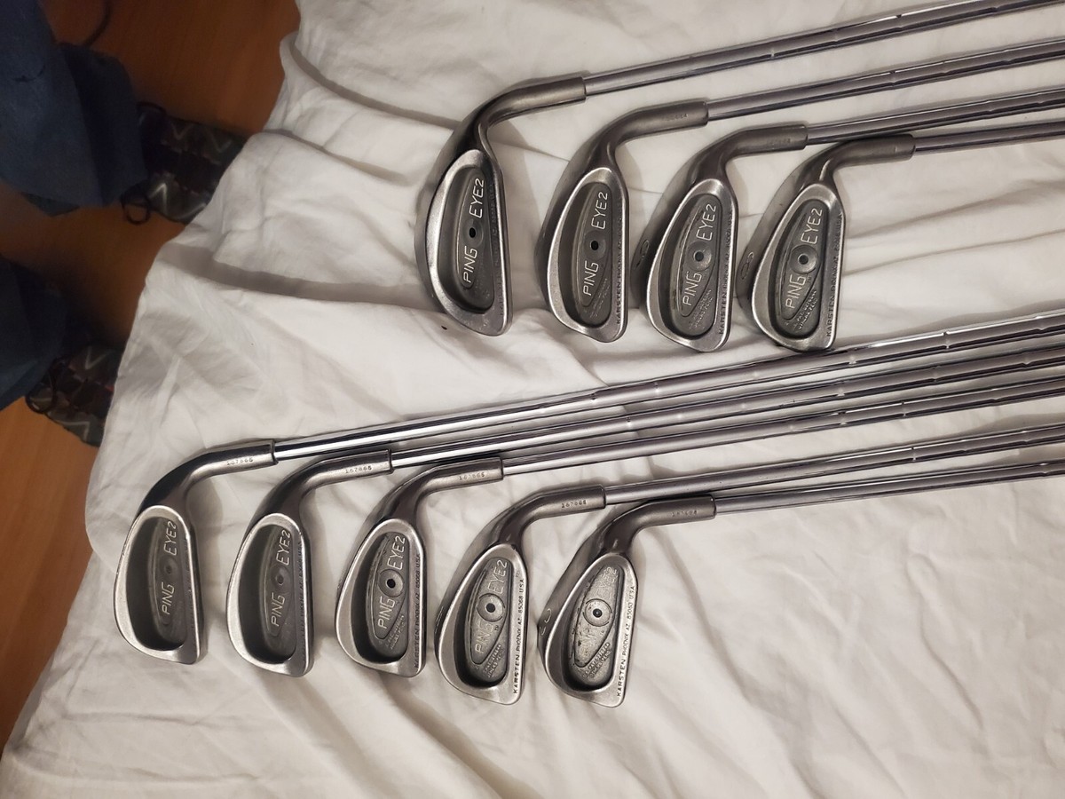 セット販売★PINGメンズ M2点 Ping 1982 Eye 2 Black Dot Irons 3,4,5,6,7,8,9,PW,SW | eBay