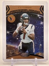 2024 Panini Football C.J. Stroud Certified Stars 1 Bronze Mirror /299 SSP Texans