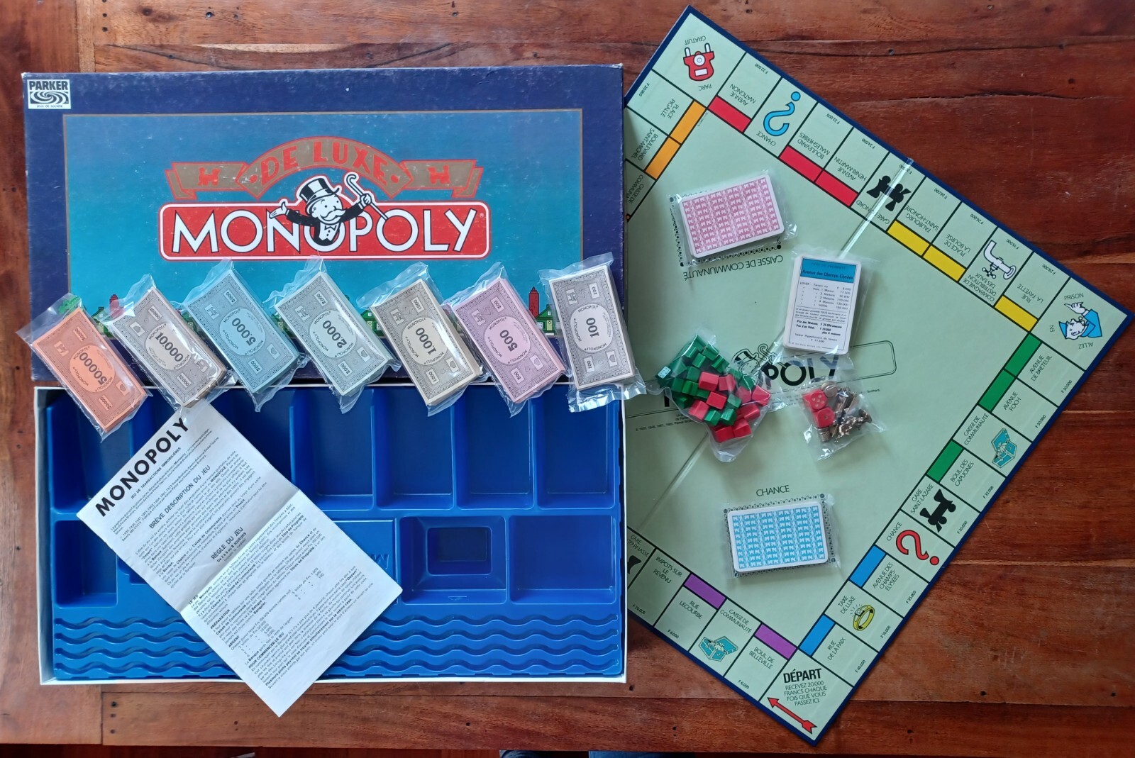 Monopoly De Luxe 1988 Complet Reconditionné Bon Etat Parker