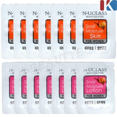 Beauty Solutions Snail Moisture Skin Lotion 2ml Daily Moisturizer Korea Cosmetic