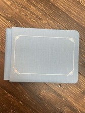 Creative Memories Scrapbook Album 5 x 7 light Blue silver trim 10 pgs