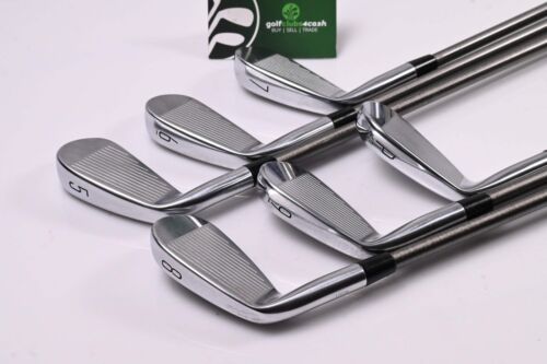 Titleist T200 2023 Irons / 5-PW / Stiff Flex Aerotech Steelfiber FC 115 Shafts - Picture 4 of 7
